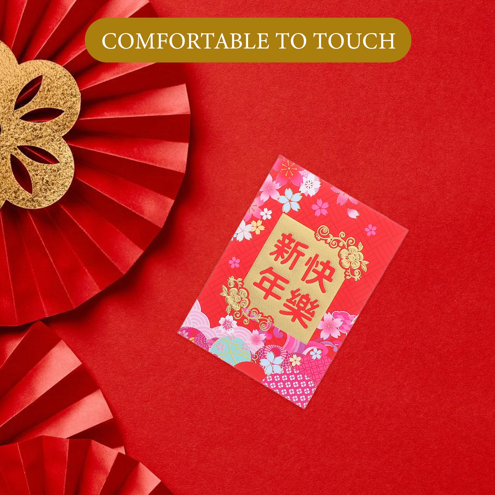 60 peças lai shi feng hong bao envelopes vermelhos chineses dinheiro da sorte decorações lunares tradicionais de ano novo