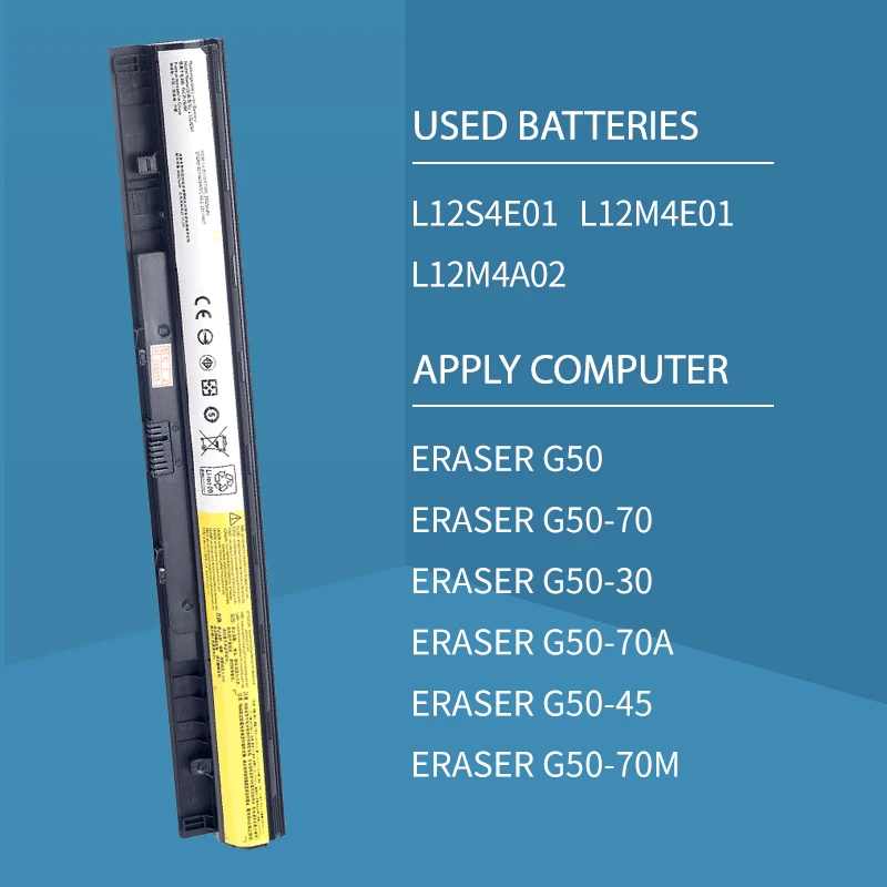 Somi L12S4E01 Batterie D'ordinateur Portable Pour Lenovo G400s G405s G410s G500s Z40 Z50 G40 G40-45 G50-30 G50-70 G50-75 G50-80