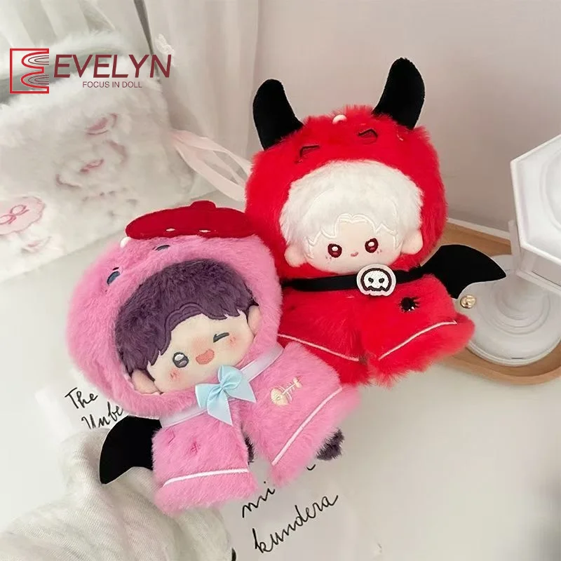 Evelyn Love and Deepspace10CM Plush Replaceable Hooded Cloak Xavier Zayne Rafayel ralayo Sylus Caleb Doll Clothes Accessories