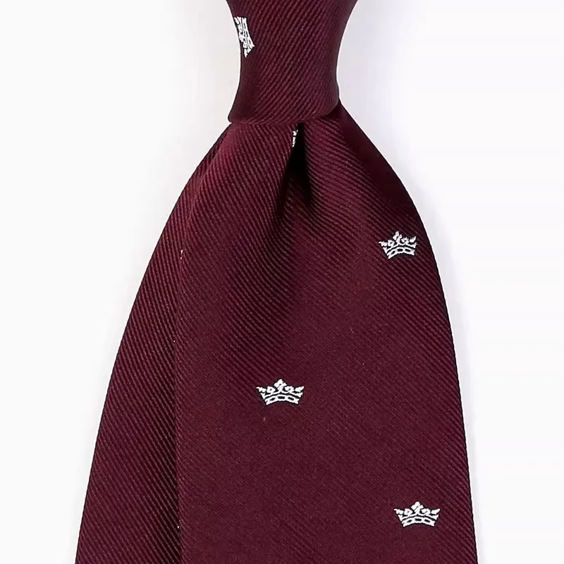 ربطة عنق حريرية فاخرة للعريس - ربطة عنق حرير التوت 100% مع نمط زهور عتيقة، صندوق هدايا الزفاف متضمن