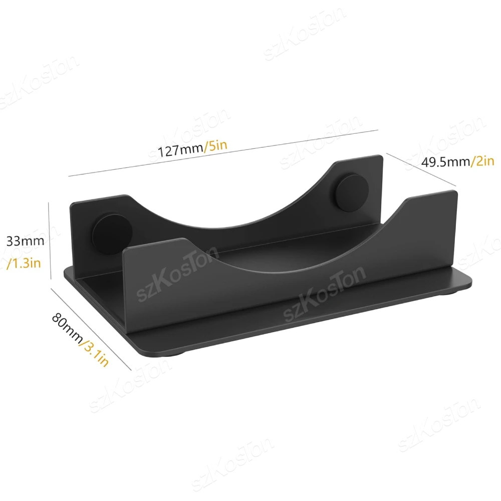 Support de bureau en métal pour ordinateur de bureau Mac Mini M4, Base antidérapante, support Vertical pour Mac Mini M4 Pro, 2024