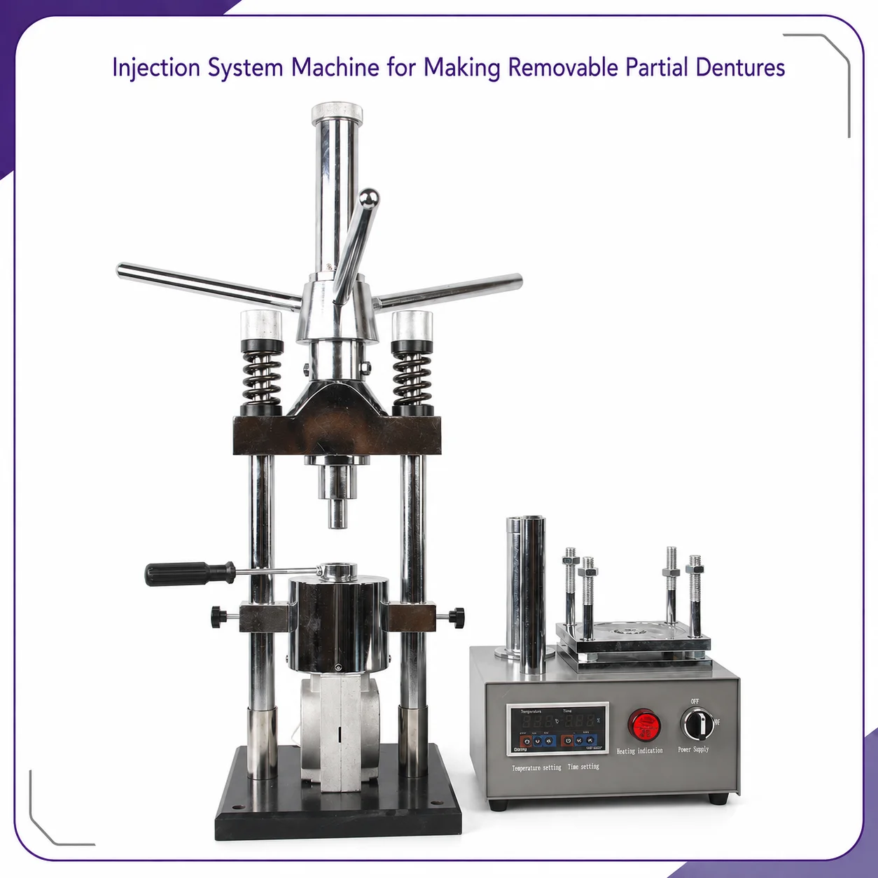 Electric Dental Denture Injection System for Removable Partial Denture Fabrication