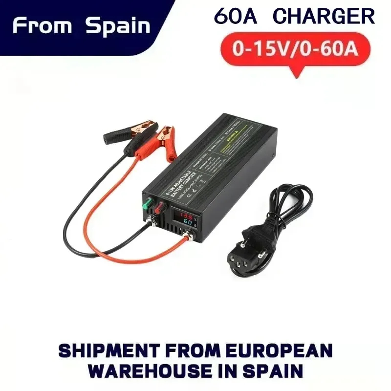 12v Battery Charge 85A 14.6v Lifepo4 Charger 100A 50a 60a Car Fast Charge Lithium Battery Charger 12.6V High Power Adapter