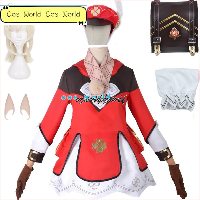 

Genshin Impact Klee Spark Knight милая форма Playfulness наряд платье Косплей Костюм Хэллоуин