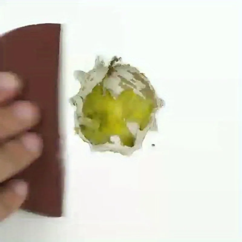 Self-Adhesive Fiberglass Mesh Hole Repair Tool Set with Scraper and Sandpaper for Walls Ceilings Plasterboard