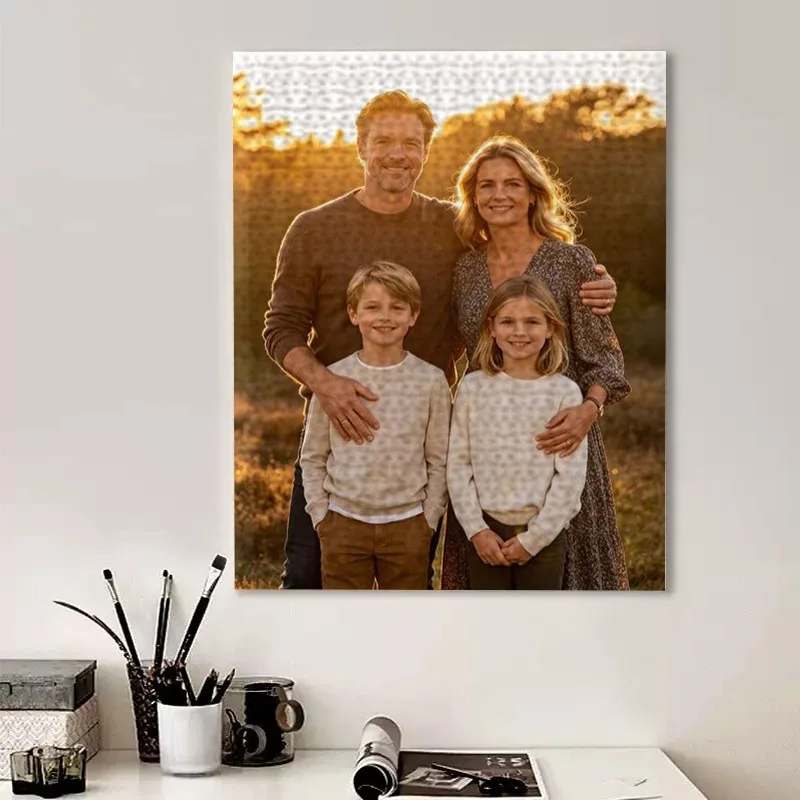 35/300/500/1000pcs Personalized Custom Photo Puzzle Family Photos Assembling Picture