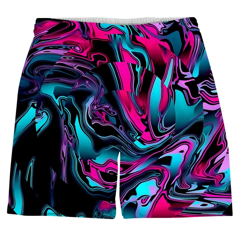 Street Painting Graffiti Shorts For Men 3d Print Personality Pattern Oversized Short Pants Many Colors Quick Dry Short Trousers