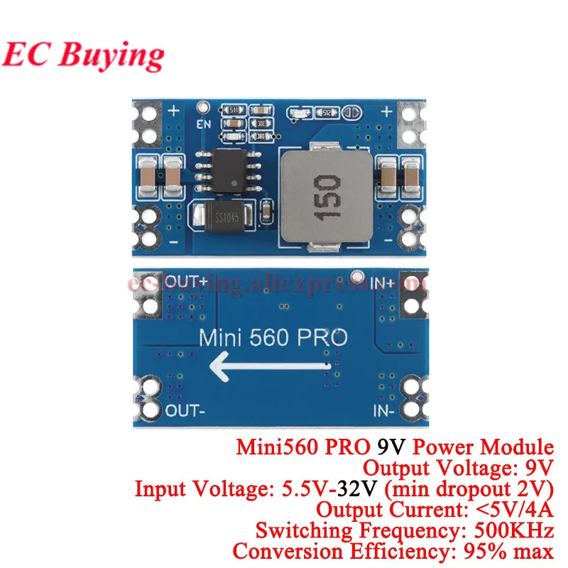 1Pc-20 Stuks Mini560 Pro 5A DC-DC Mini 560 PRO Step-Down Buck Gestabiliseerde Spanning Voedingsmodule 6-30V Naar 3.3V 5V 9V 12V Uitgang
