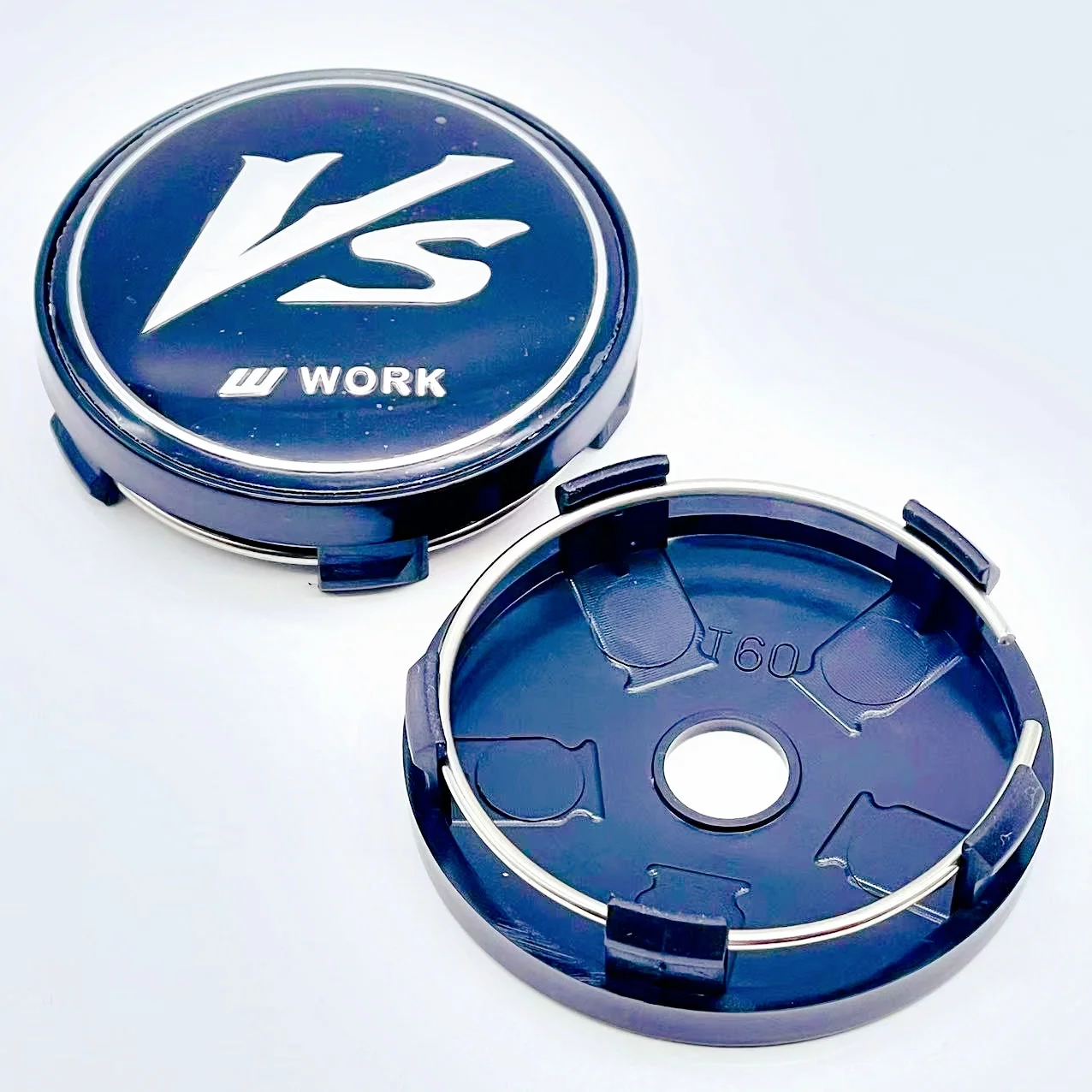 4PCS / Set High Quality 56mm 60mm Car Wheel Hub Cover Center Caps for 56mm VS W Work Racing Styling Badge Emblem Accessories