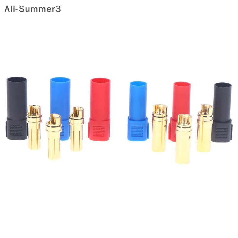 5 uds Amass XT150 6mm conector tipo bala adaptador juego de enchufe macho hembra 130 amperios de alta calificación para batería LiPo RC