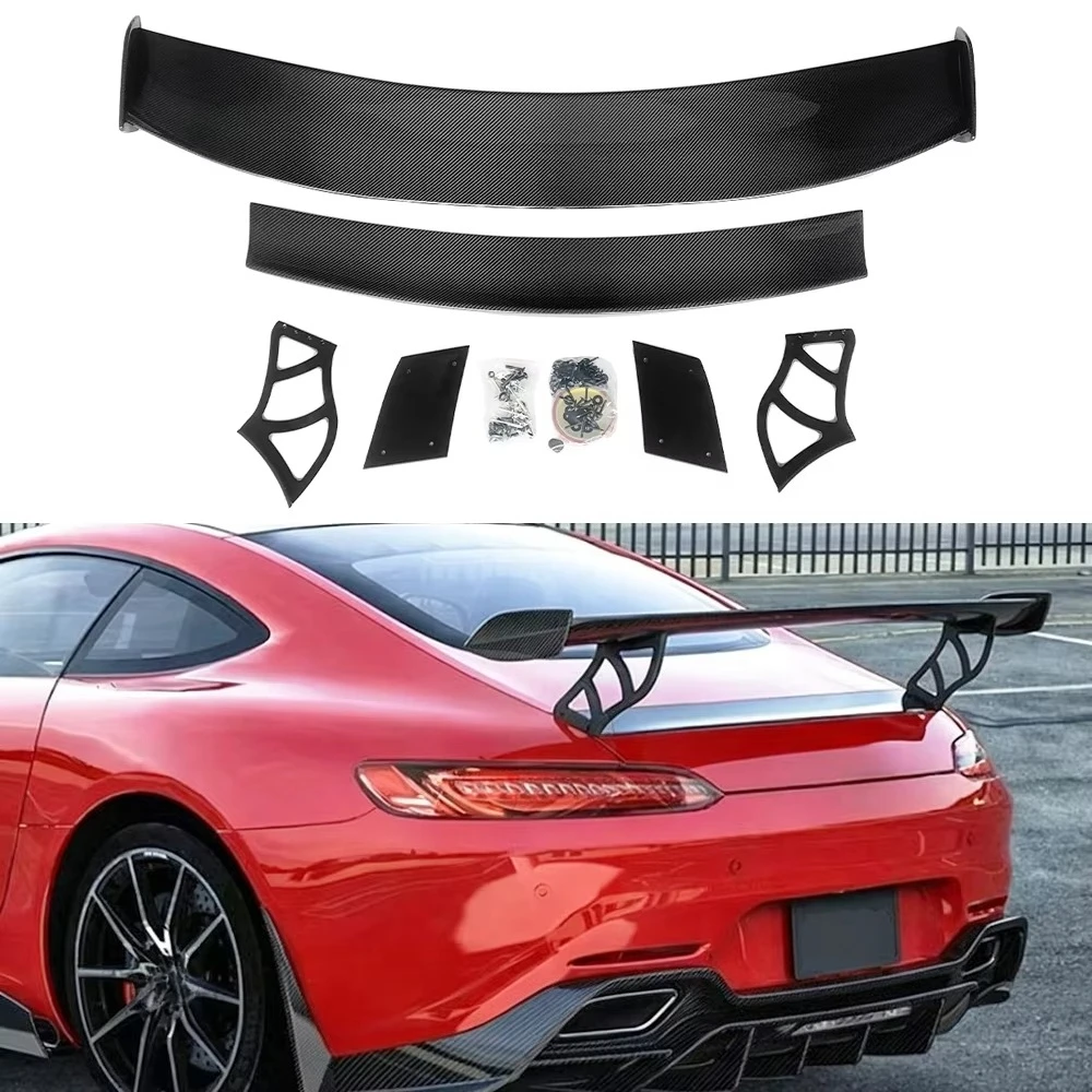 Carbon Fiber C Style Rear Wing for Mercedes-Benz AMG GT GTS GTC GTR Double Deck Rear Spoiler