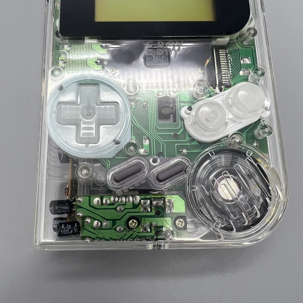 ZUIDID Gameboy용 고품질 쉘 키트. DMG 2.6인치 IPS 2.45인치 오리지널 LCD에 적합