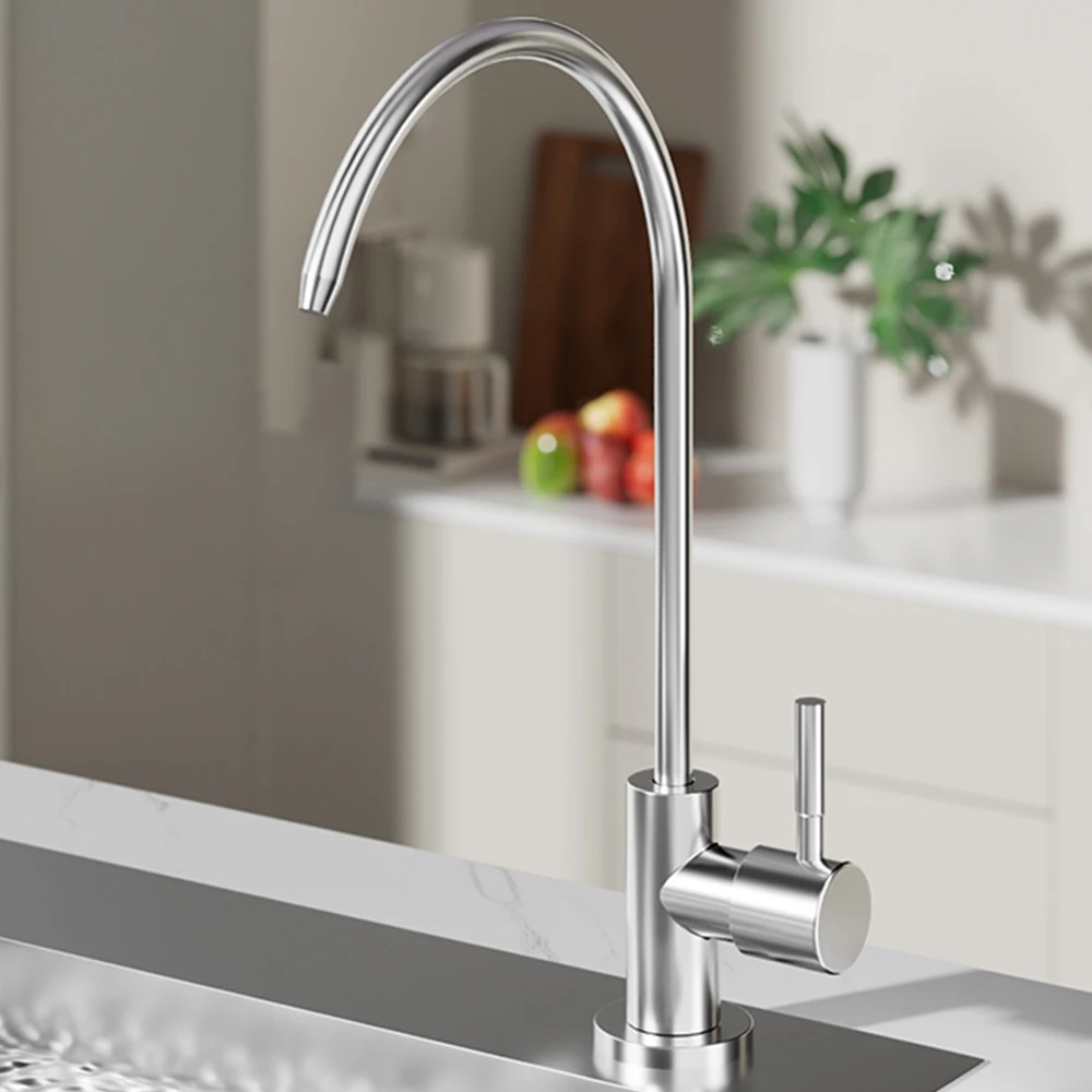 ORIENTAL YUHONG Kitchen Sink Filtered Faucet 304 Stainless Steel Water Purifier Single Cold Direct Drinking Tap Reverse Osmosis