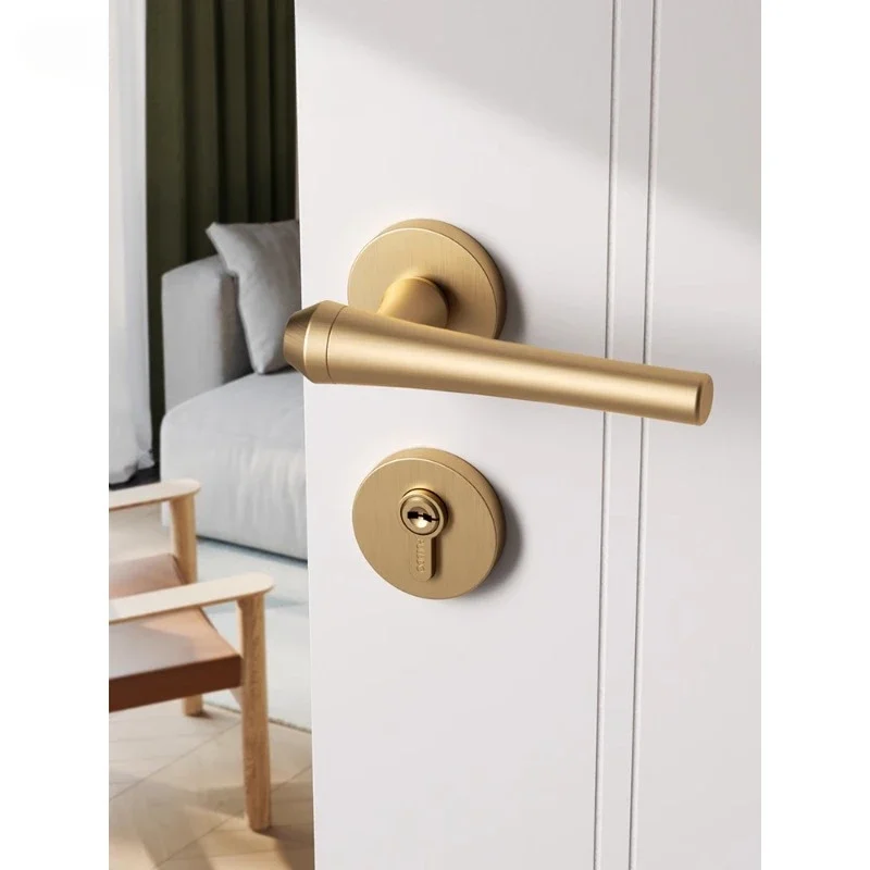 ล็อคประตูห้องนอนในครัวเรือนทองแดงเงียบทั้งหมด
