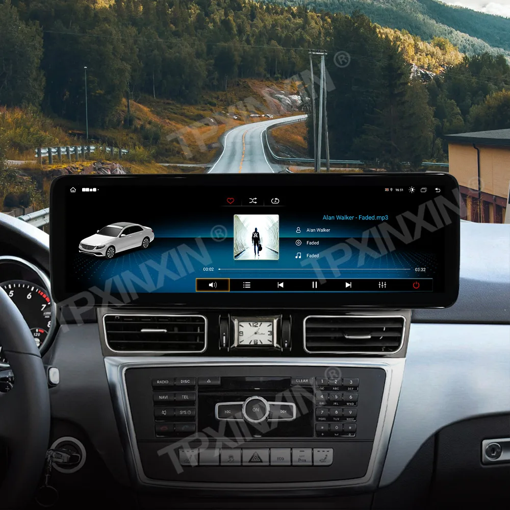 

14,9-дюймовый QLED-экран для Mercedes Benz ML 2013-2015 NTG 4.5, автомобильная мультимедийная система с Android 13, CarPlay, GPS-навигацией