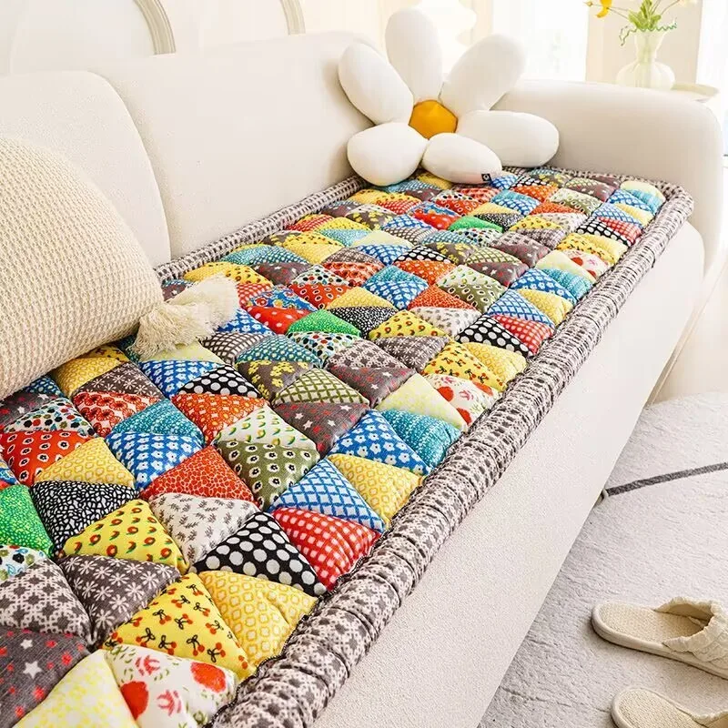 All-in-One Recliner Seat Cushion Thickness Non-Slip Elastic Band Fixed Armchair Cover Sofa Pad Chaise Longue Protective Covers