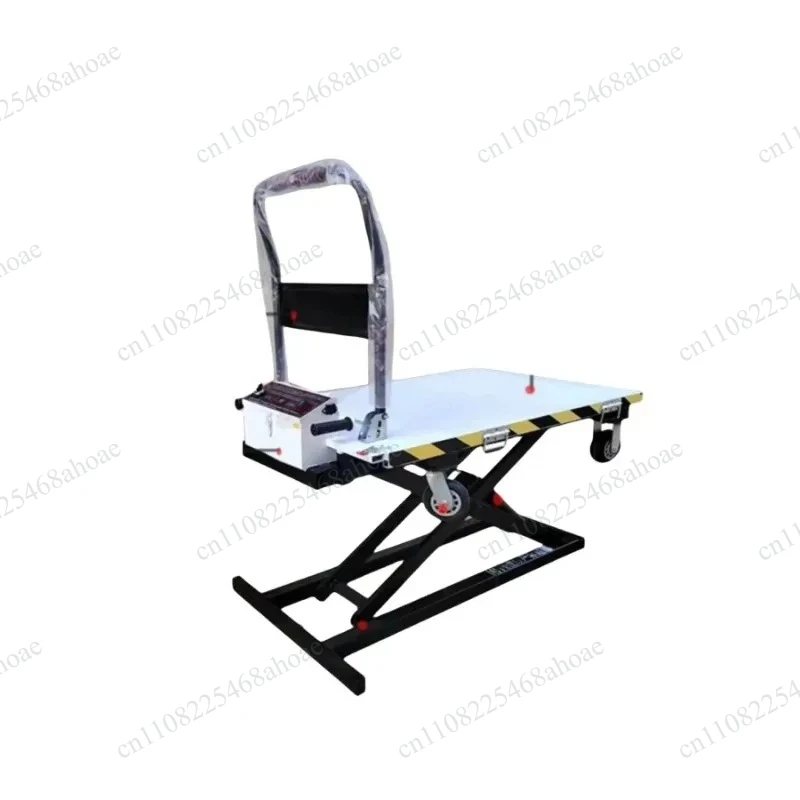 Hydraulic lift, hotel loading and unloading, manual loading and unloading, portable electric scissors, sliding rail, mobile cart