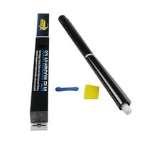Heat Insulation Film Sun-proof Dark Black Car Window Film 75cm*6m Solar Control Film Super Black Sunscreen Film Auto Accessories
