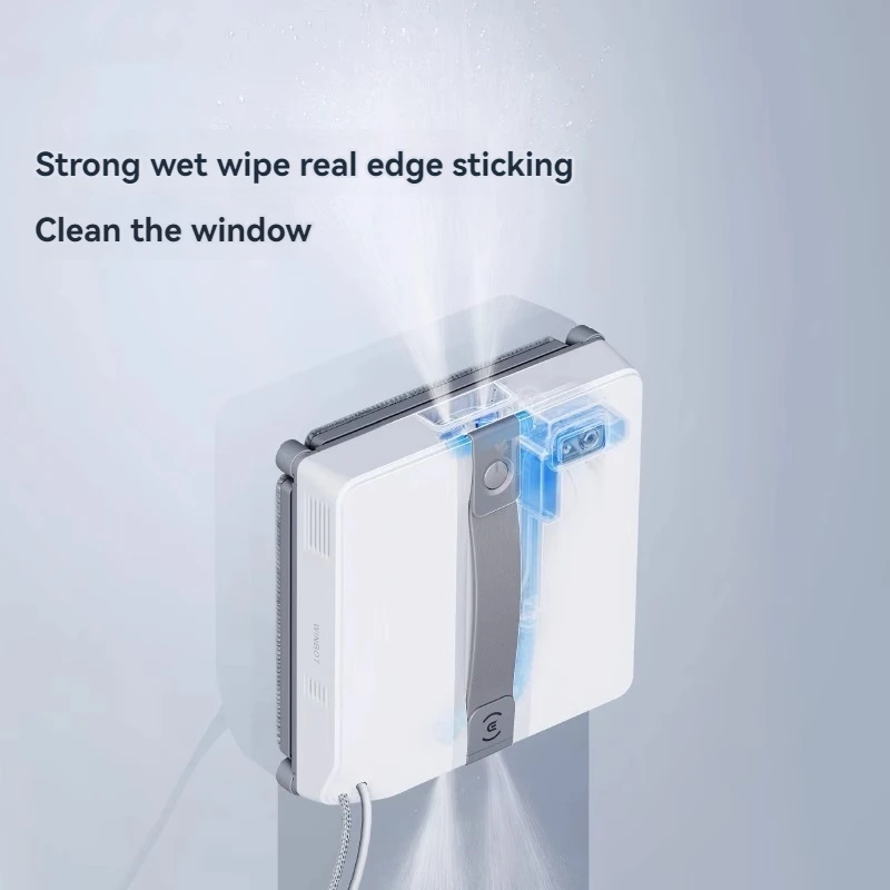Water Spray Window Wipe Robot Fully Automatic Portable Glass Wipe Tool High-level Safety Anti-fall High-efficiency Cleaning