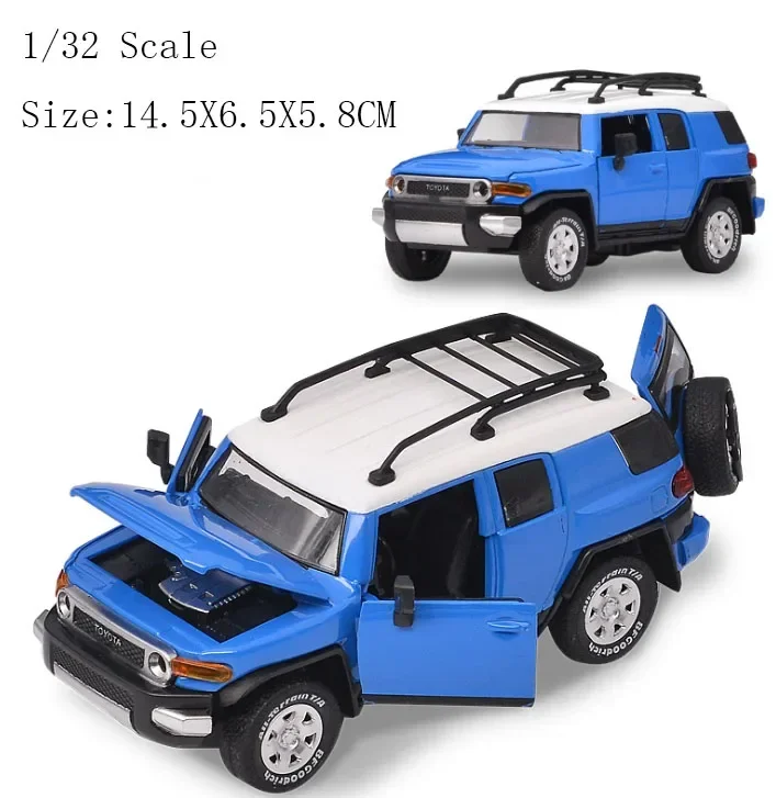 High Simulation 1:32 TOYOTA FJ Cruiser Alloy SUV Diecast Model Car Toy Metal Vehicle Toys For Kids Gifts Free Shipping