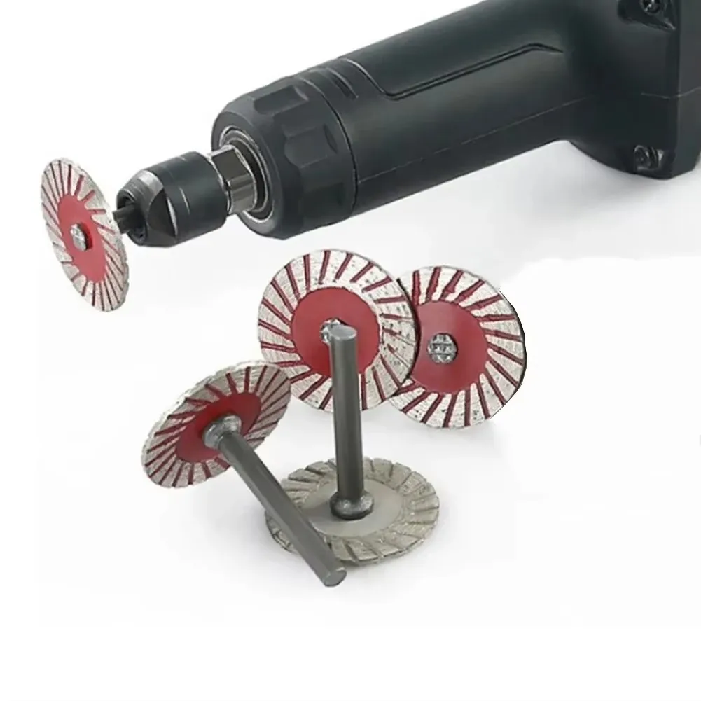 40 mm Diamant-Trennscheibe, 6 mm Griff, Kreissägeblatt, Sandscheibe, Schleifscheibe für Holz, Metall, Stein, Granit, Marmor