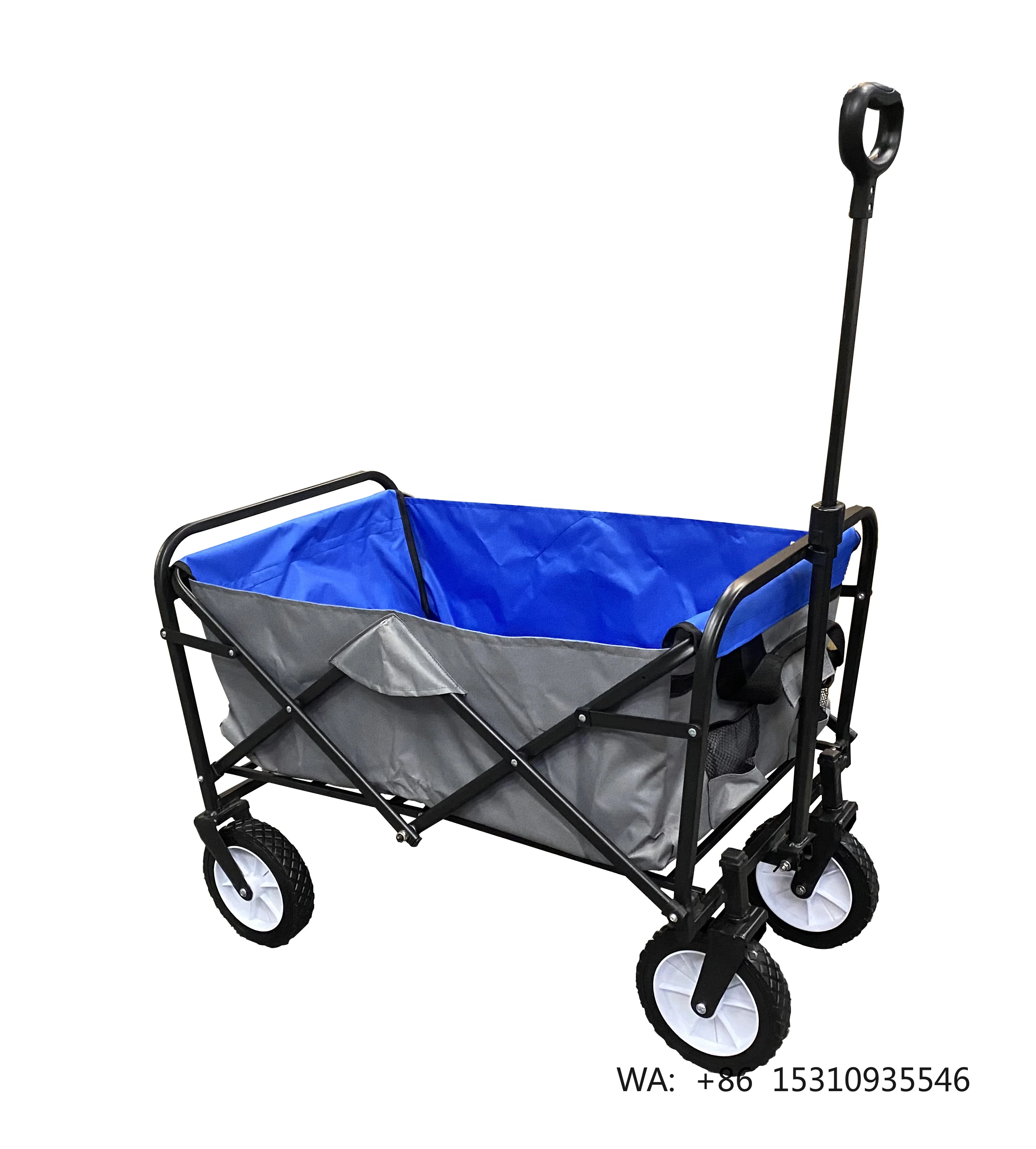 Outdoor Furniture Shop - Paslanmaz Çelik Katlanabilir Kamp Arabası, Dış
