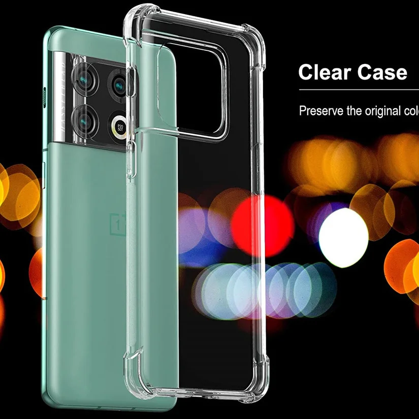 For OnePlus 12 11 Silicone Anti-shock Cover OnePlus Ace Pro Camera OnePlus 10R 10 Pro Case OnePlus10T Cases