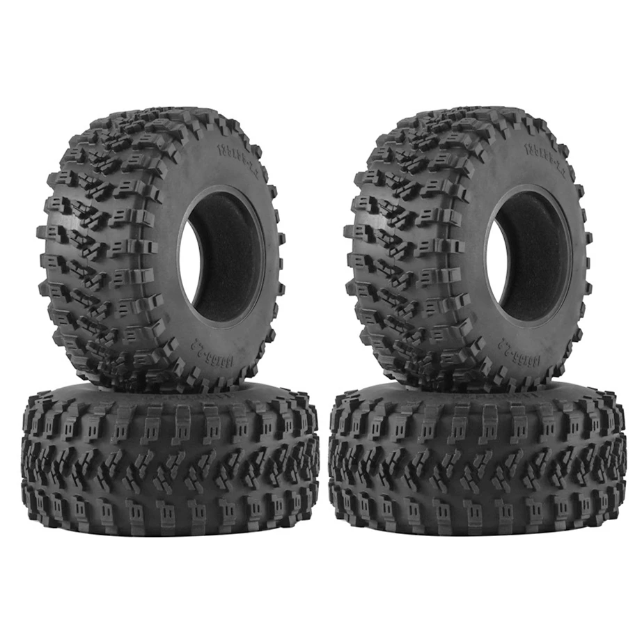 

4PCS 135MM 2.2" Rubber Tires Wheel Tyres for 1/10 RC Crawler Car Axial SCX10 Wraith RR10 Capra Traxxas TRX4 YK4082 YK4083