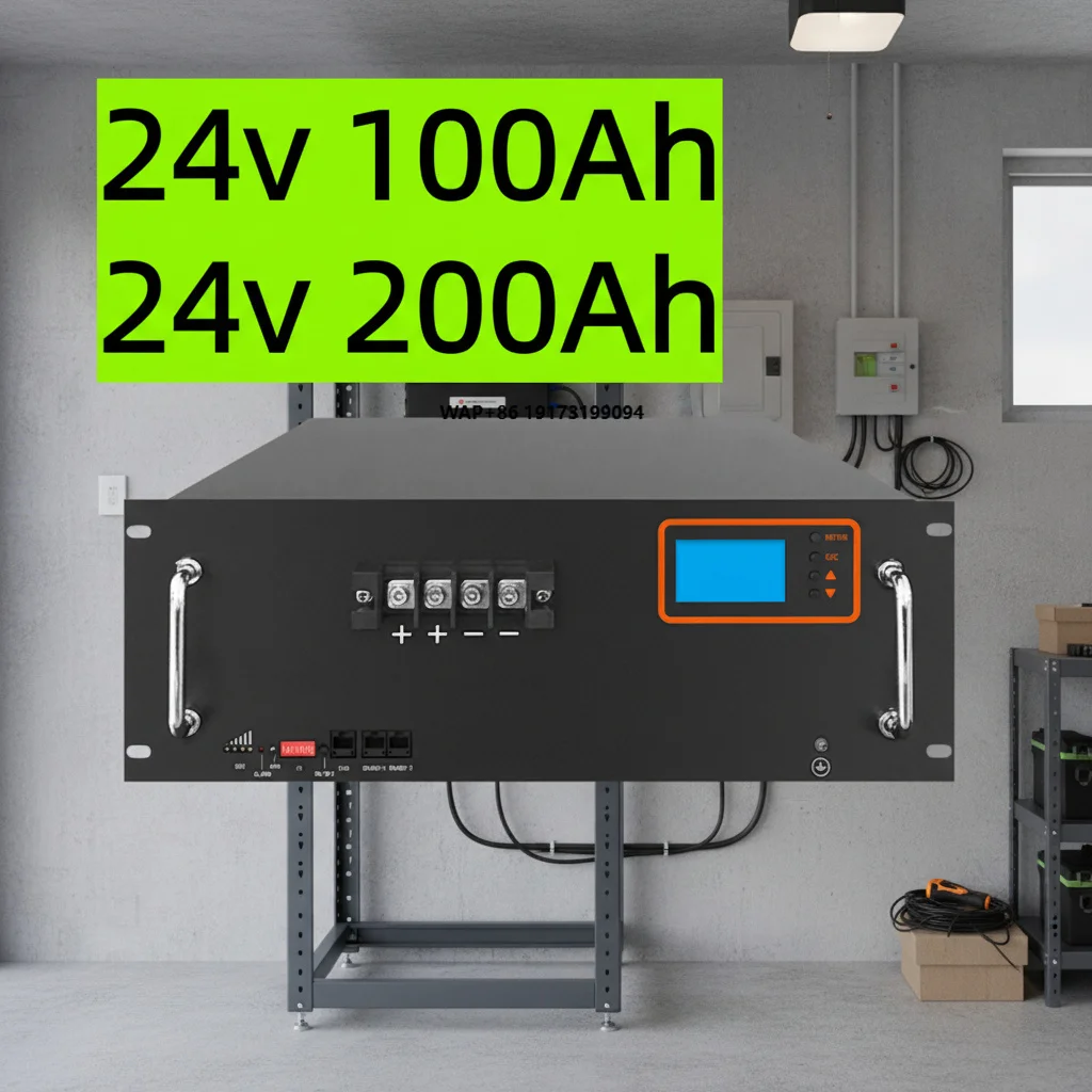 

Hot Selling 24V 200Ah LiFePO4 Lithium Battery Home Solar Energy Storage System for Home Use