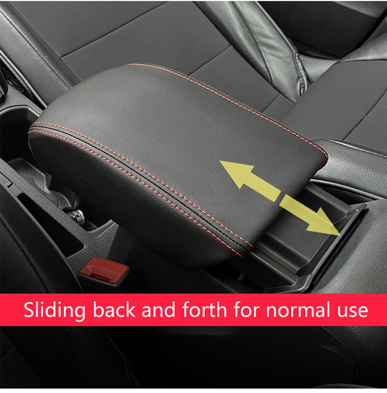 Für VW T-roc Troc 2019 2020 2021 2022 2023 Volkswagen Zubehör Armlehne Box Schutz Abdeckung Kissen Unterstützung Box armlehne Pad – Detail 2