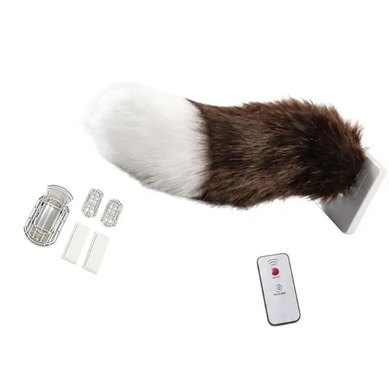 Picture 6: Electric Furry Tail, Movable Tail For Car Motorcylce Rechargeable Tail Ornament