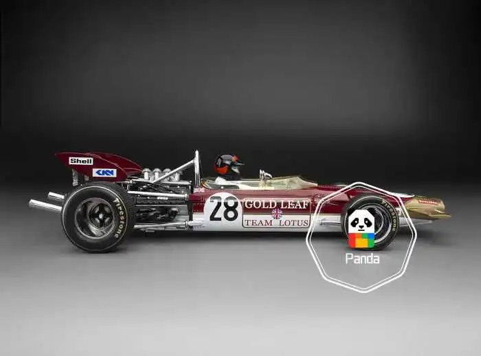 サンスター-静的合金モデル,f1ロータス49c-#28 e.Fittipaldi-1970,英国のオーナメントコレクション,ホーム,1:18