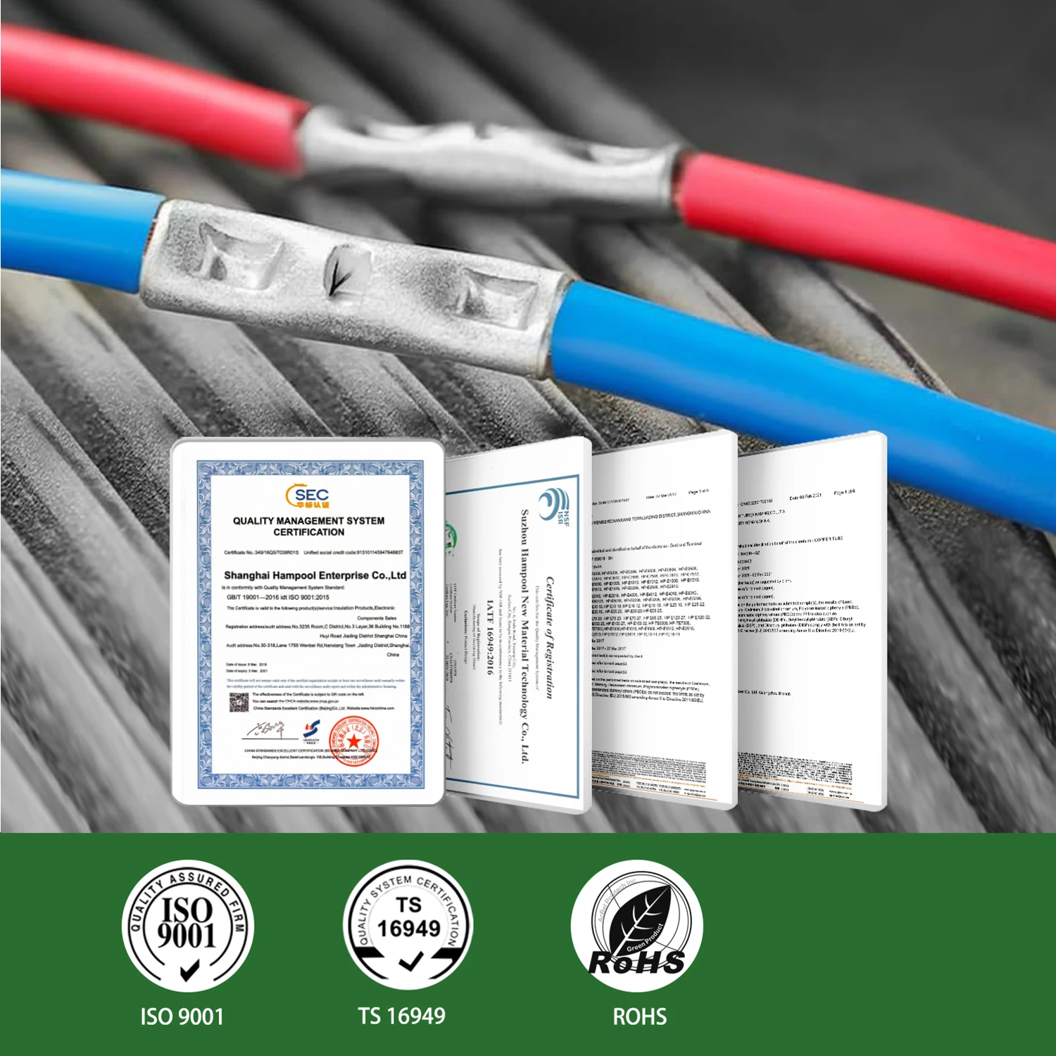 50PC verzinntes rotes Kupfer, nicht isoliert, Stoßverbindungs-Drahtverbinder-Set, Crimp-Spleiße, Kabelhülsen-Terminal 22-10Awg BN1.25 BN2 BN5.5 – Detail 5