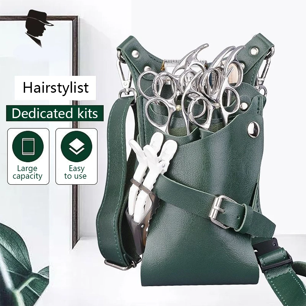 Professionele Haarstylist Multifunctionele Grote Capaciteit Set Mode Persoonlijkheid Retro Stijl Crossbody Verzorgingstas Voor Huisdieren