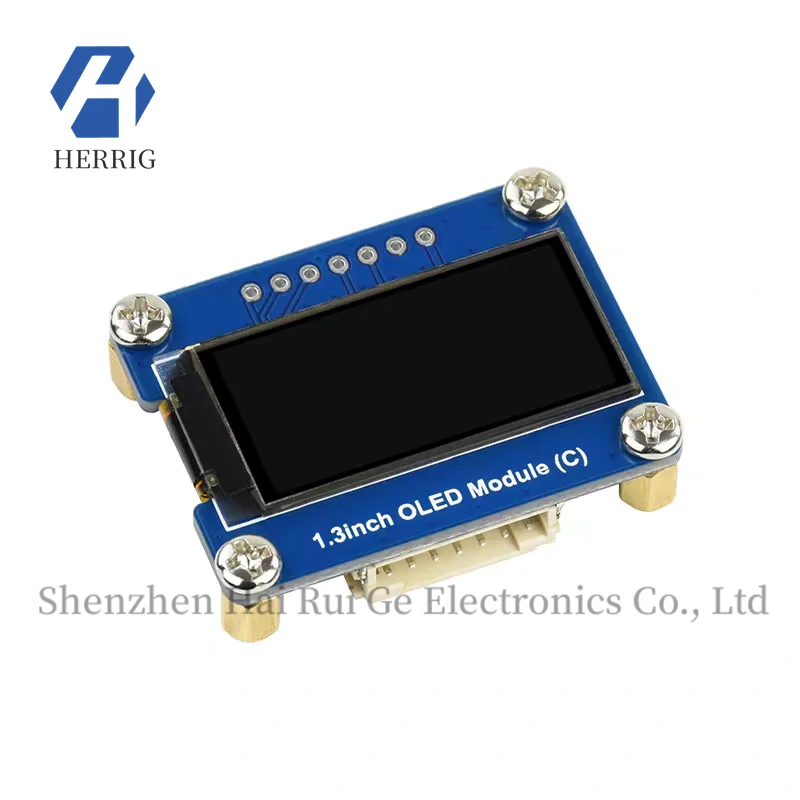 MicroSnow Raspberry Pi 1.3-inch OLED Expansion Board Display SH1107 Driver Chip SPI/I2C Interface