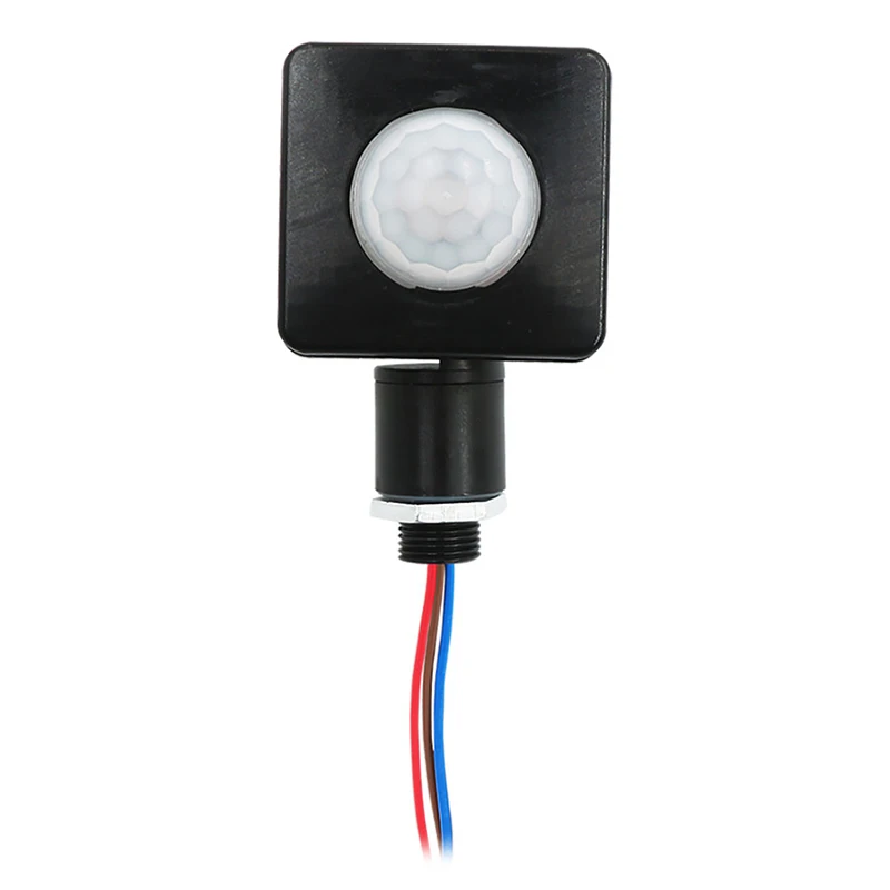 Infrared Mini Motion Sensor, 85-265V Utdoor Indoor Infrared Light Waterproof Switch Body, With LED Light Sensor Detecto