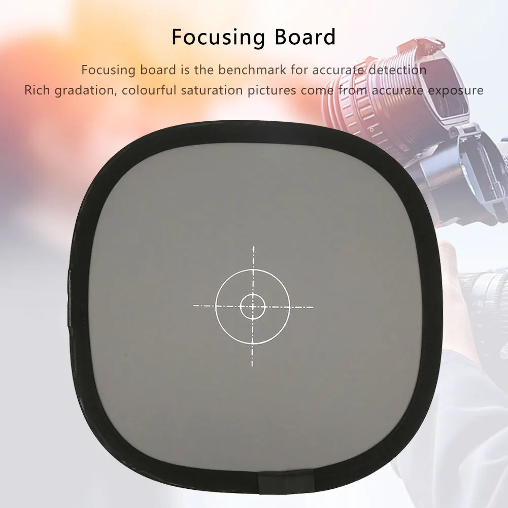 Photo Light Diffuser Camera Reflector Board Collapsible Portable PU Convenient  Accurate Detection for Outdoor Lighting