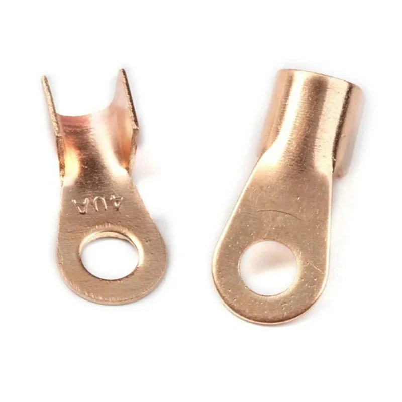 Promotion! 160PCS 10A-50A Open Crimp Ring Connector OT Cable Electrical Wire Terminal Copper Lugs Terminal Connectors Kit