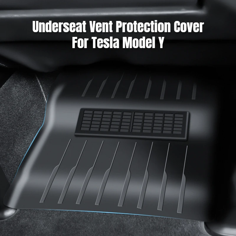 

2PCS for Tesla Model Y 2020-23 Seat Under Outlet Hood Underseat Vent Protection Cover Air Outlet Anti Blocking Shell Accessories