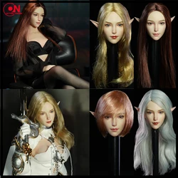 SUPER DUCK SDH021 1/6 Female Elf Ears Head Sculpt Carving Fit 12