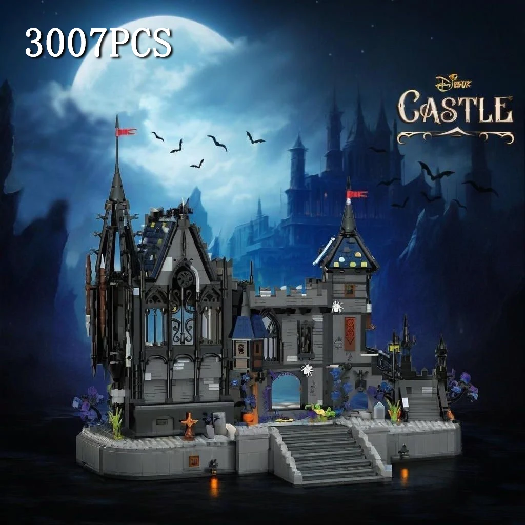 3007PCS Creative Expert Dracula Kasteel Bouwstenen Street View Architectuur MOC Modulaire Model Kit DIY Puzzy Speelgoed Cadeau voor Kid