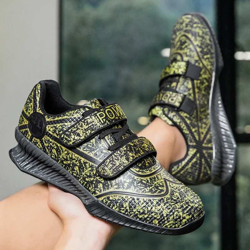 Brand Weight Lifting Shoes Men Leather Squatting Shoes Mens Good Quality Indoor Gym Shoe Man Athletic Shoe