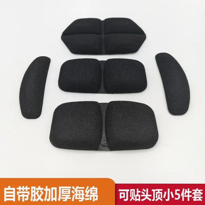 Tactical Helmet Padding Kit Thickened Memory Foam Liner Size Reduction Modification Adjustable Fixing Pad Universal Wargame Gear