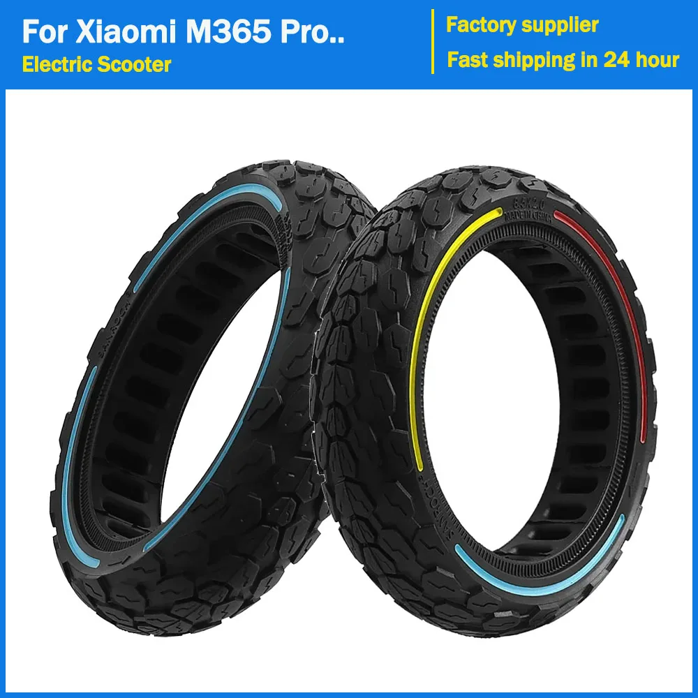 8.5x2.0 Honeycomb Tyre Soild Tires For Xiaomi M365 1S Pro Electric Scooter 8.5 Inch Anti-Explosion Absorber Tires Replacement