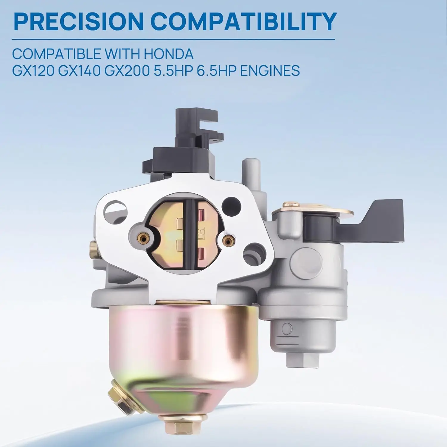 GX160 Carburetor Compatible with Honda GX120 GX140 GX200 GX168 5.5HP 6.5HP Engines Carb Replacement 16100-ZH8-W61 17210-ZE1-517