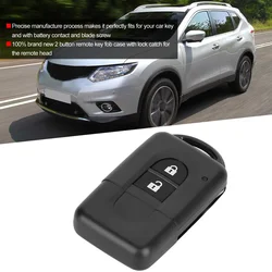 Custodia Smart Cover Smart Cover per auto a 2 pulsanti in ABS per auto adatta per Nissan