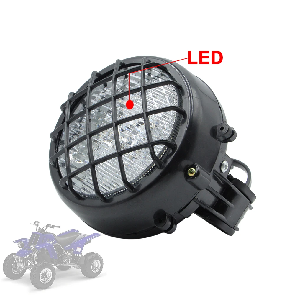 

LED Front Head Light Lamp Headlight For Yamaha Banshee 1987-2006 Quad Go Kart ATV Dune Buggy 4 Wheeler Dirt Bike Spare Parts
