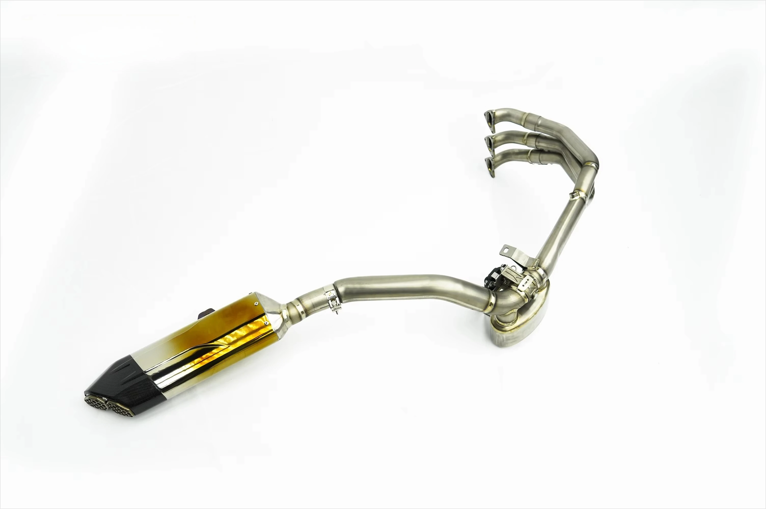 

Modified Titanium Alloy Motorcycle Exhaust with Electronic Valve Muffler for Triumph TIGER 1200 2022-2025