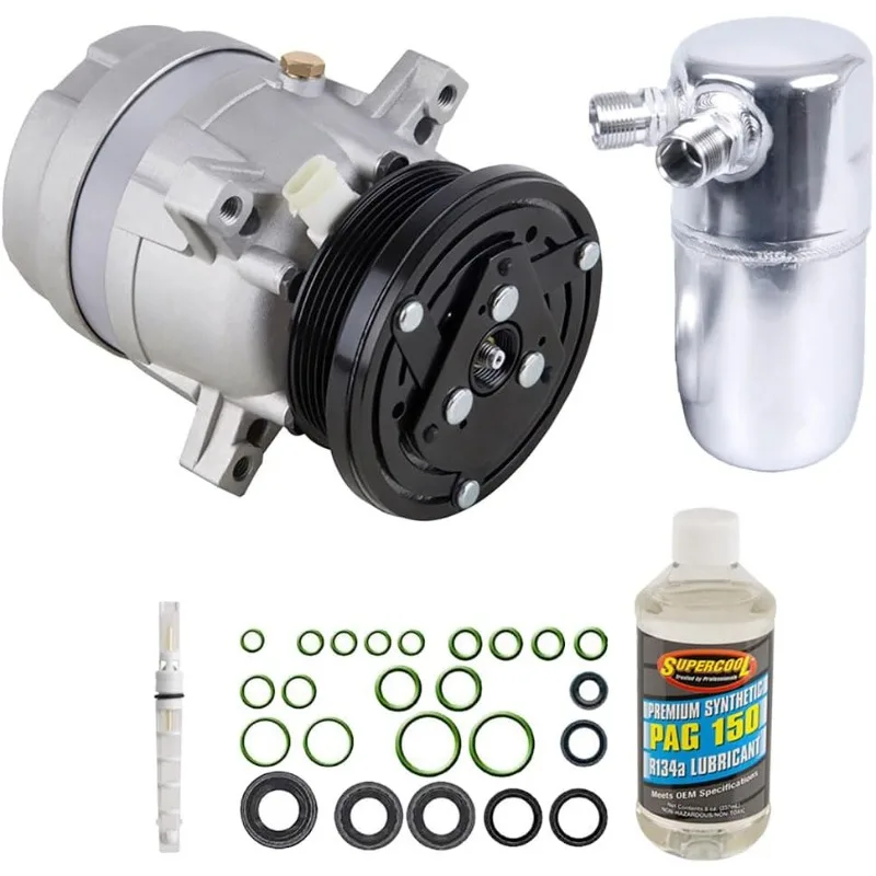 

AC Compressor & A/C Kit For S10 S-10 GMC Sonoma S15 S-15 Isuzu Hombre 2.2L 4-Cyl 1996 1997 - BuyAutoParts 60-80235RK New