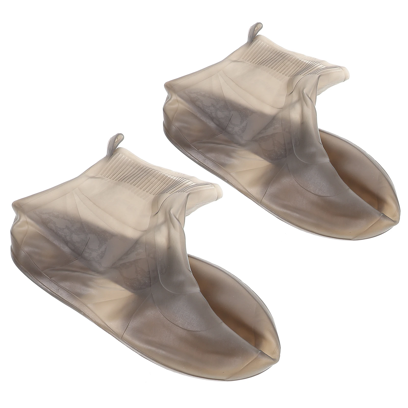 

1Pair Rain Shoe Covers High Elastic Silicone Waterproof Shoe Protectors Non Slip Wear Resistant Rain Boot Covers for Outdoor